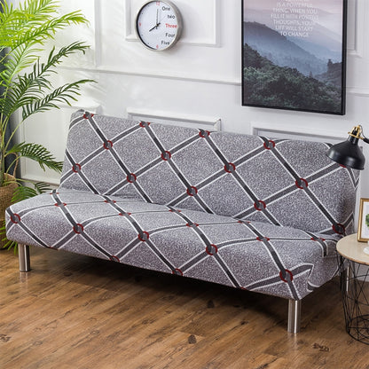 ELECTROPRIME All-inclusive Cover Non-slip Armrestless Folding Sofa Bed Cover, Size:L(Troy)