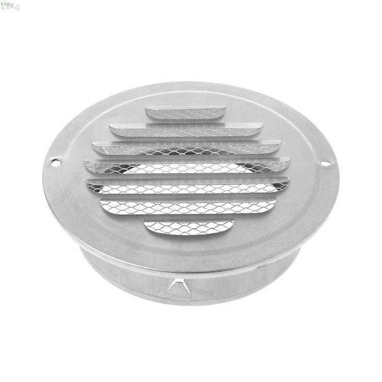 ELECTROPRIME 70mm External Wall Stainless Steel Flat Head Rain and Insect Proof Bird Hood
