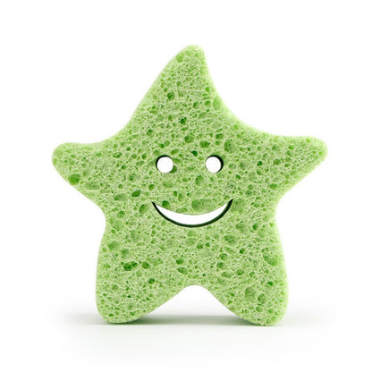 ELECTROPRIME Baby Newborn Child Bath Artifact Sponge(Green Starfish)