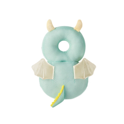 ELECTROPRIME Infant Baby Learning to Walk Sitting Fall Protection Head Cotton Core Pillow Protector Safety Care, Size:Conventional(Dragon Mesh)