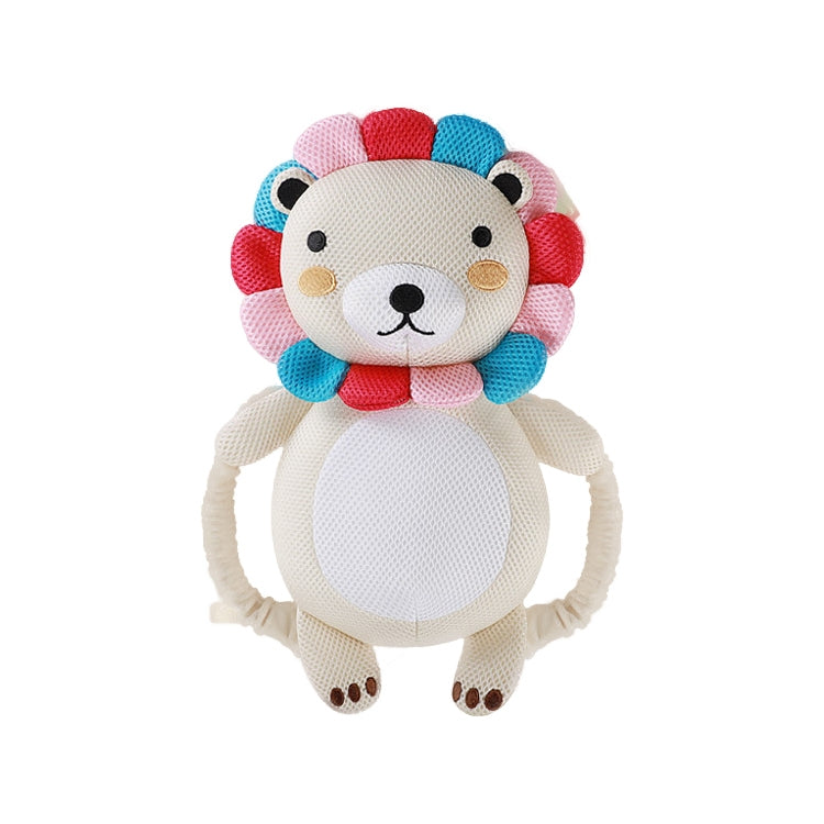 ELECTROPRIME Infant Baby Learning to Walk Sitting Fall Protection Head Cotton Core Pillow Protector Safety Care, Size:Conventional(Lion  Mesh)