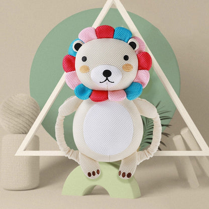 ELECTROPRIME Infant Baby Learning to Walk Sitting Fall Protection Head Cotton Core Pillow Protector Safety Care, Size:Conventional(Lion  Mesh)