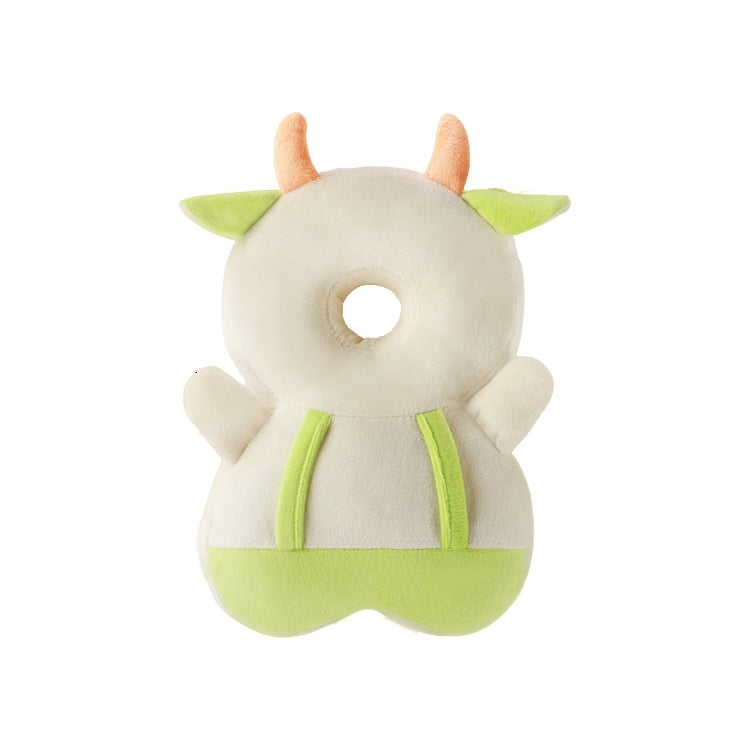 ELECTROPRIME Infant Baby Learning to Walk Sitting Fall Protection Head Cotton Core Pillow Protector Safety Care, Size:Conventional(Cow  Half Net and Half fleece)