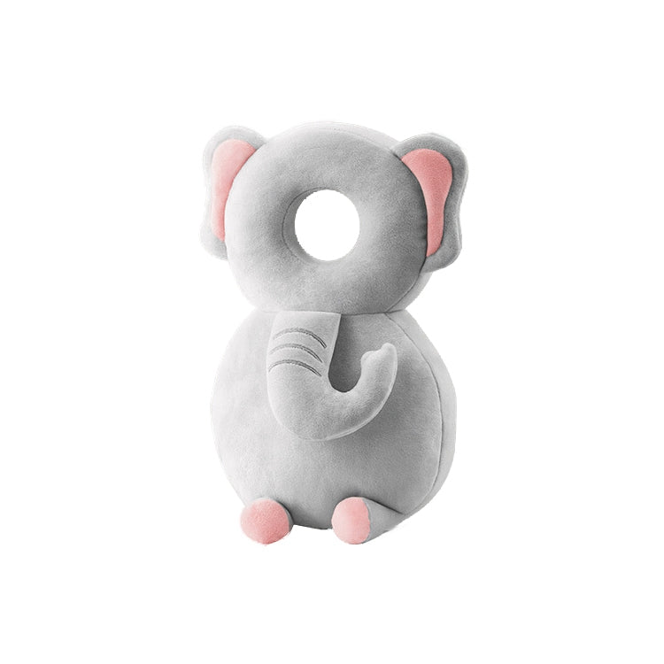 ELECTROPRIME Infant Baby Learning to Walk Sitting Fall Protection Head Cotton Core Pillow Protector Safety Care, Size:Conventional(Elephant Crystal Velvet)