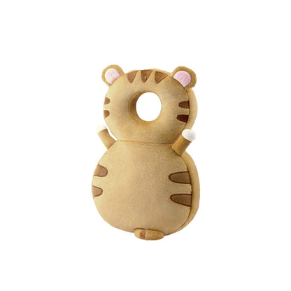 ELECTROPRIME Infant Baby Learning to Walk Sitting Fall Protection Head Cotton Core Pillow Protector Safety Care, Size:Conventional(Tiger Crystal Velvet)