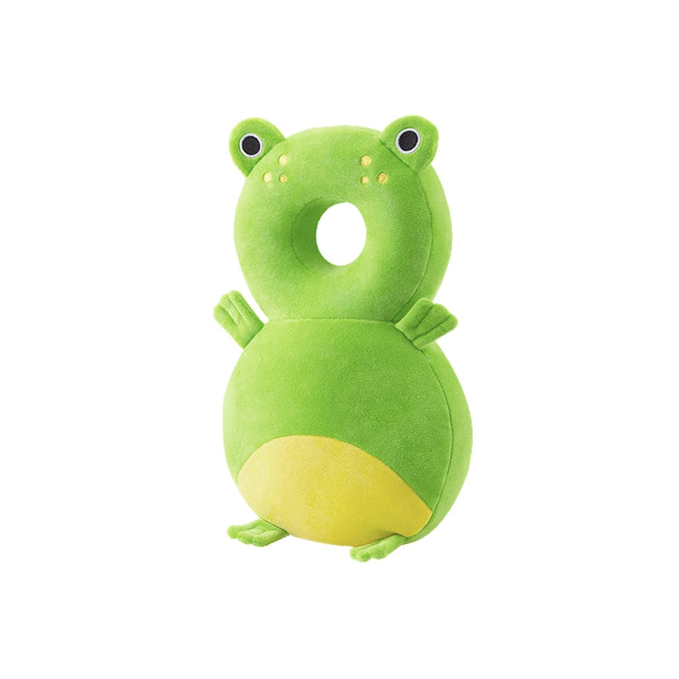 ELECTROPRIME Infant Baby Learning to Walk Sitting Fall Protection Head Cotton Core Pillow Protector Safety Care, Size:Conventional(Frog Crystal Velvet)