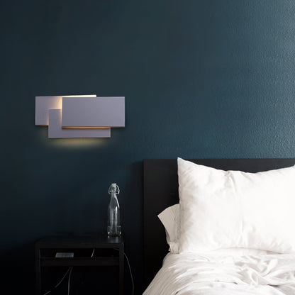 ELECTROPRIME Black circle 18W Creative Simple Bedroom Bedside Living Room Restaurant Hotel Study Hall Corridor Aisle Light LED Tower Stack Wall Lamp(Warm Light)