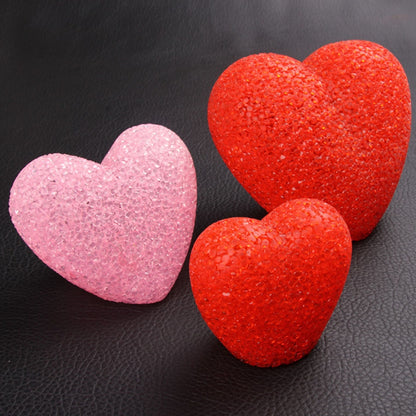 ELECTROPRIME 8cm White Heart  Indoor Decorative LED Night Light Romantic 3D Love Heart Valentine Day Wedding Party Decoration
