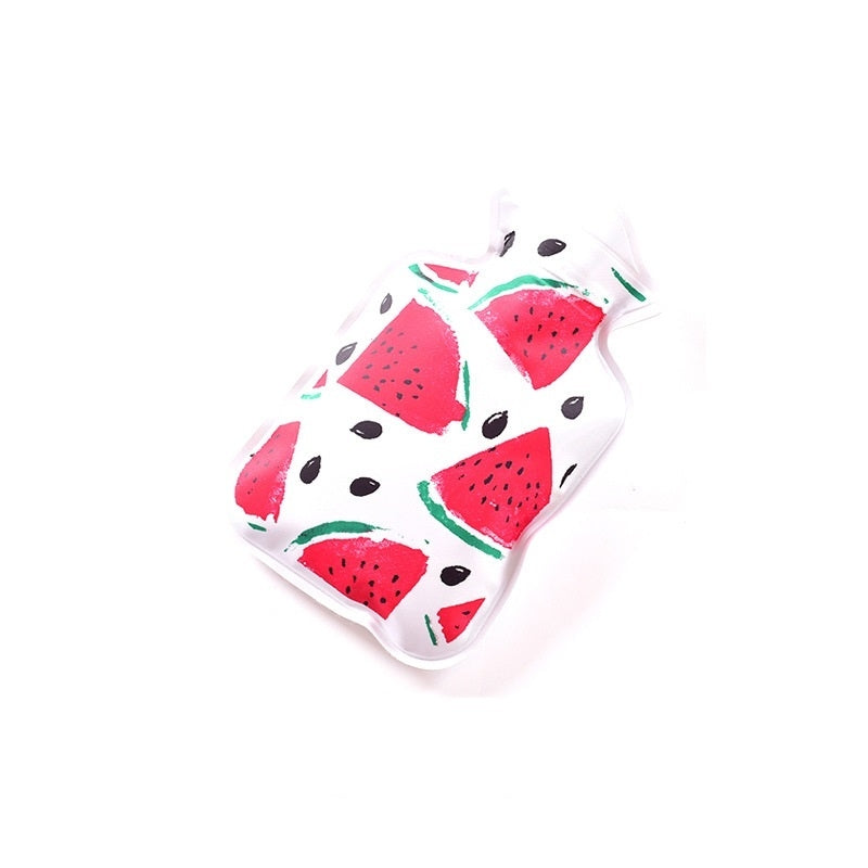 ELECTROPRIME Cartoon Mini Water Injection Hot Water Bag Portable Hand Warmer, Color:Watermelon
