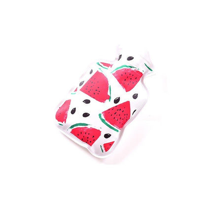 ELECTROPRIME Cartoon Mini Water Injection Hot Water Bag Portable Hand Warmer, Color:Watermelon
