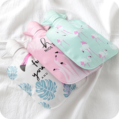 ELECTROPRIME Cartoon Mini Water Injection Hot Water Bag Portable Hand Warmer, Color:Watermelon