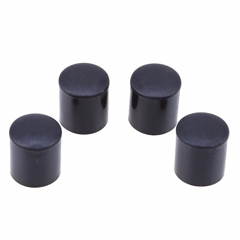 ELECTROPRIME 100 PCS Plastic Chair Feet Protectors Black Anti-skid Furniture Legs Table Base Cap Floor Protector Cover, Size:25mm