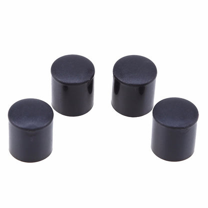 ELECTROPRIME 100 PCS Plastic Chair Feet Protectors Black Anti-skid Furniture Legs Table Base Cap Floor Protector Cover, Size:25mm