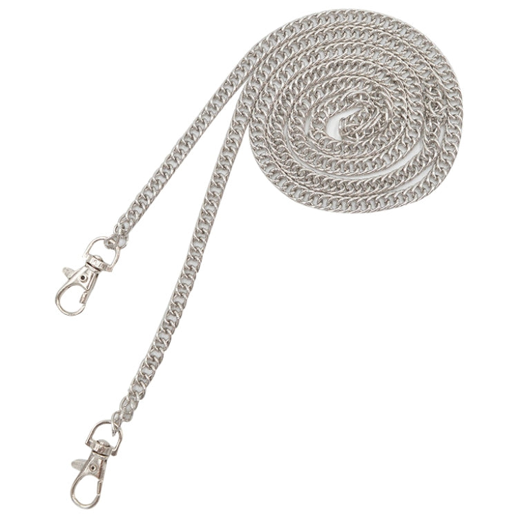 ELECTROPRIME 10 PCS Metal Chain Shoulder Bags Handbag Buckle Handle DIY Double Woven Iron Chain Belt 60cm(Silver)