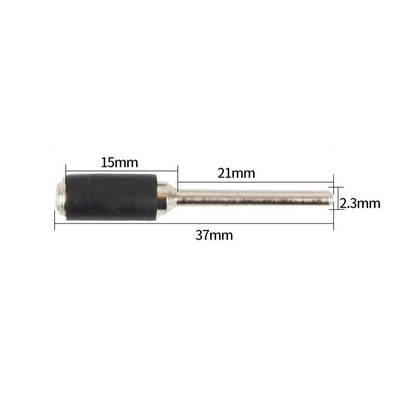 ELECTROPRIME 6 PCS Rubber Wheel Connecting Rod Sandpaper Ring Fixing Rod, Without Sandpaper Ring, Rubber Rod Diameter:6.35MM, Shank Diameter:2.3MM