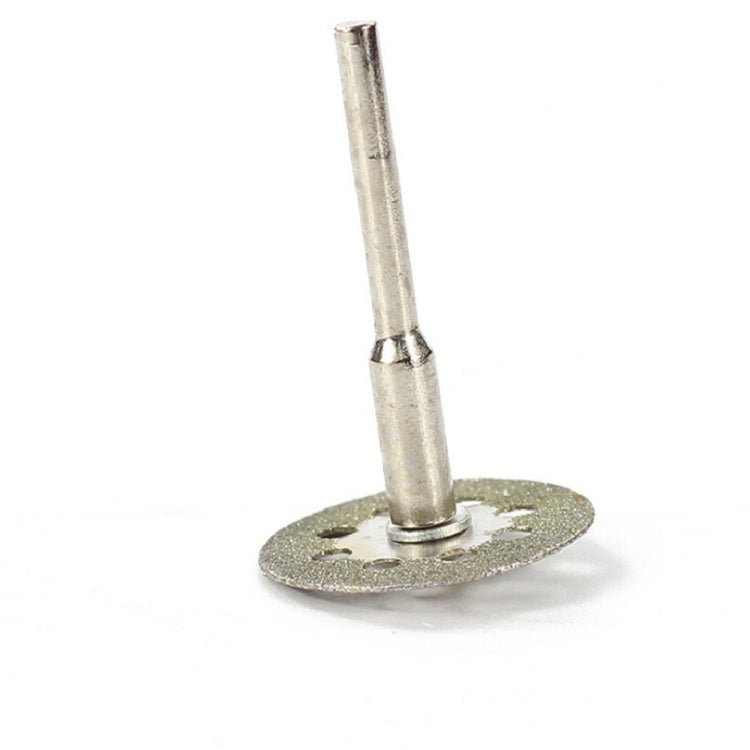 ELECTROPRIME 10 Saw Blade 2 Connecting rod 8 Holes Emery Cutting Chip Jade  Saw Blade Electric Grinder Accessories, Size:22MM