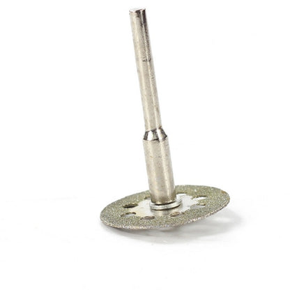 ELECTROPRIME 10 Saw Blade 2 Connecting rod 8 Holes Emery Cutting Chip Jade  Saw Blade Electric Grinder Accessories, Size:30MM