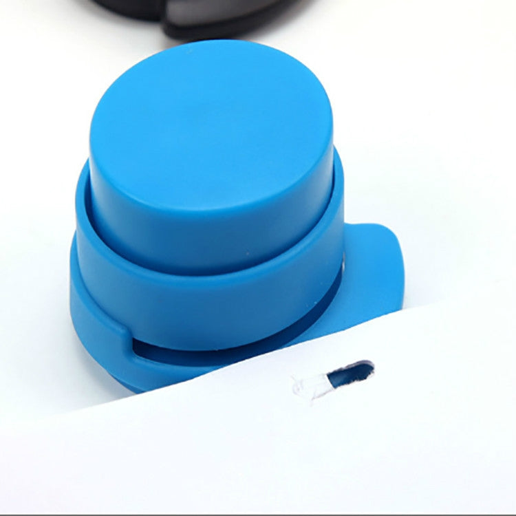 ELECTROPRIME No Staple Paper Loose-leaf Stapler Air Needle-free Binder, Random Color Delivery