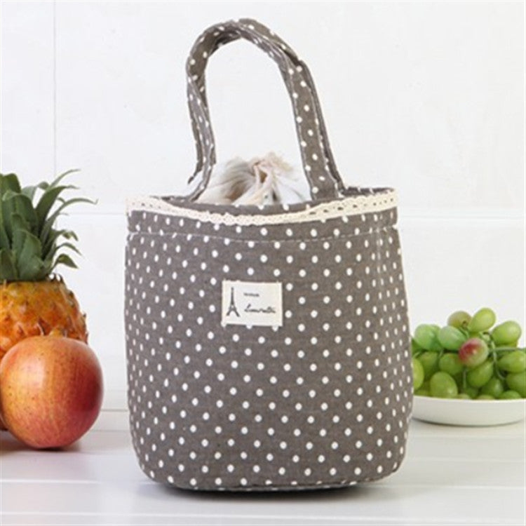 ELECTROPRIME Portable Lunch Box Bag Insulated Lunch Bag(Gray)
