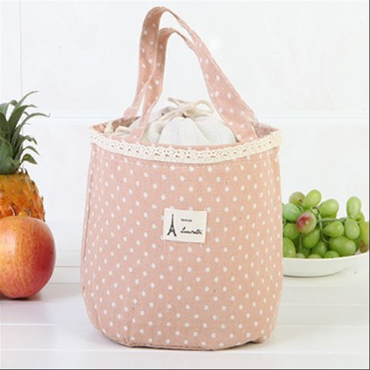 ELECTROPRIME Portable Lunch Box Bag Insulated Lunch Bag(Pink)