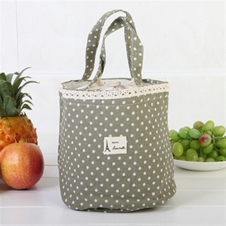 ELECTROPRIME Portable Lunch Box Bag Insulated Lunch Bag(Green)