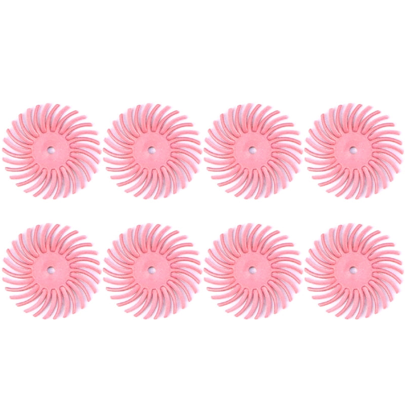 ELECTROPRIME 8 PCS Ivory Fruit Polishing Head Bloody Lotus Wood Carving  Nuclear Carving Slit Grinding Head, Specification:320 Grit