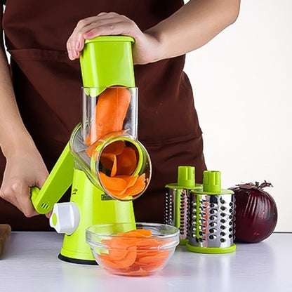 ELECTROPRIME Multifunctional Manual Fruit Vegetable Slicer Cutter Carrot Potato Cutting Machine Stainless steel Blade Salad Chopper, Random Color Delivery