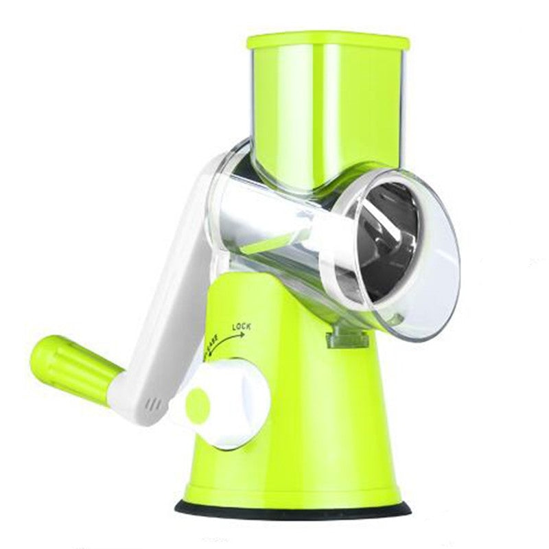ELECTROPRIME Multifunctional Manual Fruit Vegetable Slicer Cutter Carrot Potato Cutting Machine Stainless steel Blade Salad Chopper, Random Color Delivery