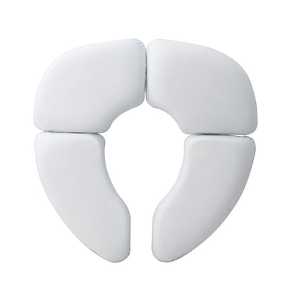 ELECTROPRIME Soft Skin-Friendly Children Folding Potty Seat Cover Baby Travel Folding Padded Toilet Seat Toilet Training