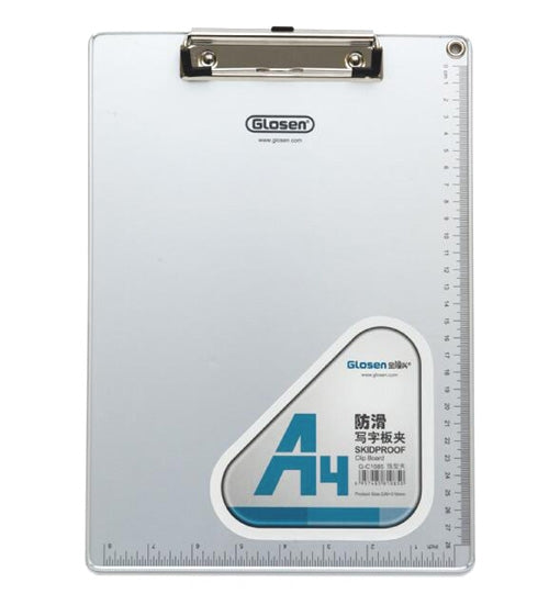 ELECTROPRIME A4 Aluminum Clipboard Writing Pad Folder School Office Stationery Supplies, Size: 31.5x22.5cm