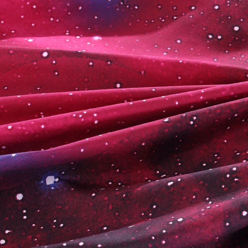 ELECTROPRIME Bedding Sets Universe Outer Space Themed Bed Linen 3D Galaxy Duvet Cover, Size:200x230 (4 pcs)(xk001)
