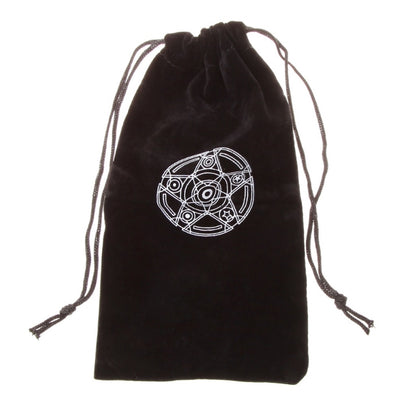 ELECTROPRIME Velvet Pentagram Tarot Card Bag Home Mini Drawstring Package