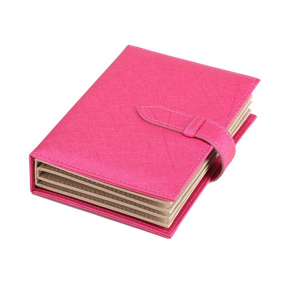 ELECTROPRIME Portable PU Leather Storage Box Necklace Jewelry Display Box Organizer(Rose Red)