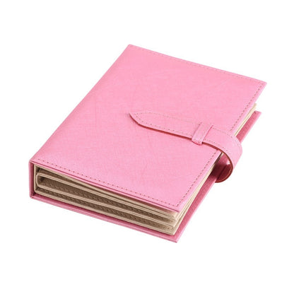 ELECTROPRIME Portable PU Leather Storage Box Necklace Jewelry Display Box Organizer(Pink)