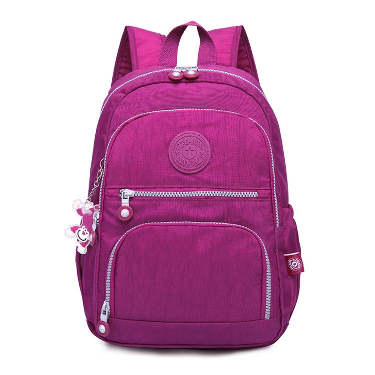 ELECTROPRIME Backpacks School Backpack for Teenage Girls Female Laptop Bagpack Travel Bag, Size:27X13X37cm(T1368 Purple red)