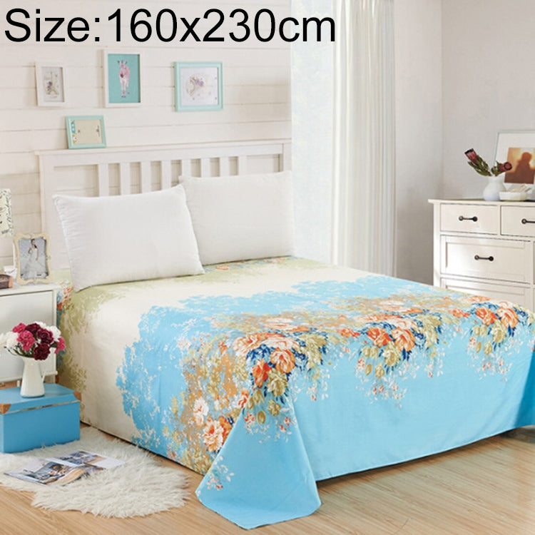 ELECTROPRIME Student Dormitory Double Single Grinding Skin-Friendly Multi-Size Multi-Function Sheet, Size:160X230cm(Alice Blue)