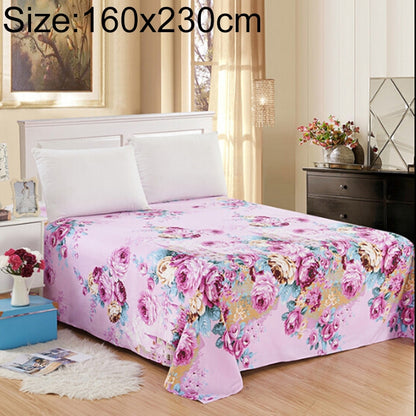 ELECTROPRIME Student Dormitory Double Single Grinding Skin-Friendly Multi-Size Multi-Function Sheet, Size:160X230cm(Garden Castle)