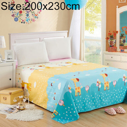 ELECTROPRIME Student Dormitory Double Single Grinding Skin-Friendly Multi-Size Multi-Function Sheet, Size:200X230cm(Grassland Night)