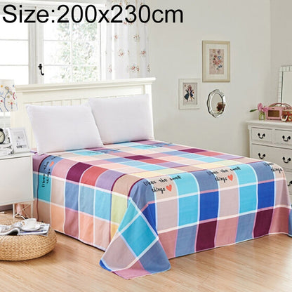 ELECTROPRIME Student Dormitory Double Single Grinding Skin-Friendly Multi-Size Multi-Function Sheet, Size:200X230cm(Sweet Time)