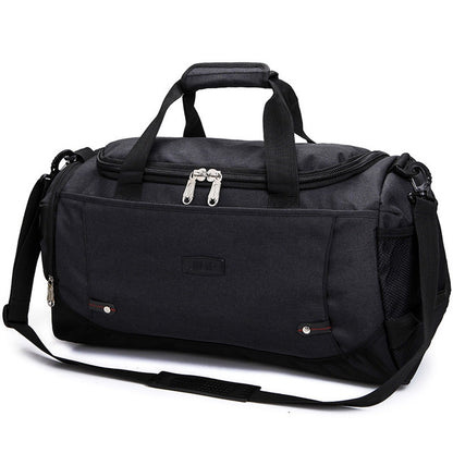 ELECTROPRIME Mens / Ladies Large Capacity Travel Bags Portable Multifunctional Handbag(Black)