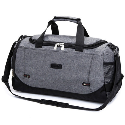 ELECTROPRIME Mens / Ladies Large Capacity Travel Bags Portable Multifunctional Handbag(Gray)
