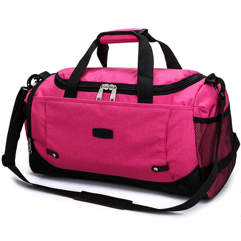 ELECTROPRIME Mens / Ladies Large Capacity Travel Bags Portable Multifunctional Handbag(Gray)