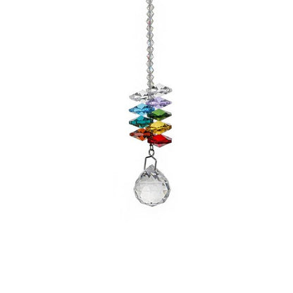 ELECTROPRIME Crystal Pendant DIY Pendant Home Decoration Wedding Decoration Bead Curtain Car Decoration(20# Lighting Ball Pendant)
