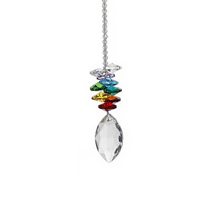 ELECTROPRIME Crystal Pendant DIY Pendant Home Decoration Wedding Decoration Bead Curtain Car Decoration(Horse Eye Pendant)