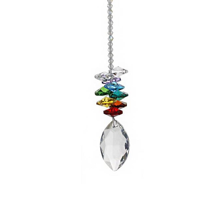 ELECTROPRIME Crystal Pendant DIY Pendant Home Decoration Wedding Decoration Bead Curtain Car Decoration(Horse Eye Pendant)
