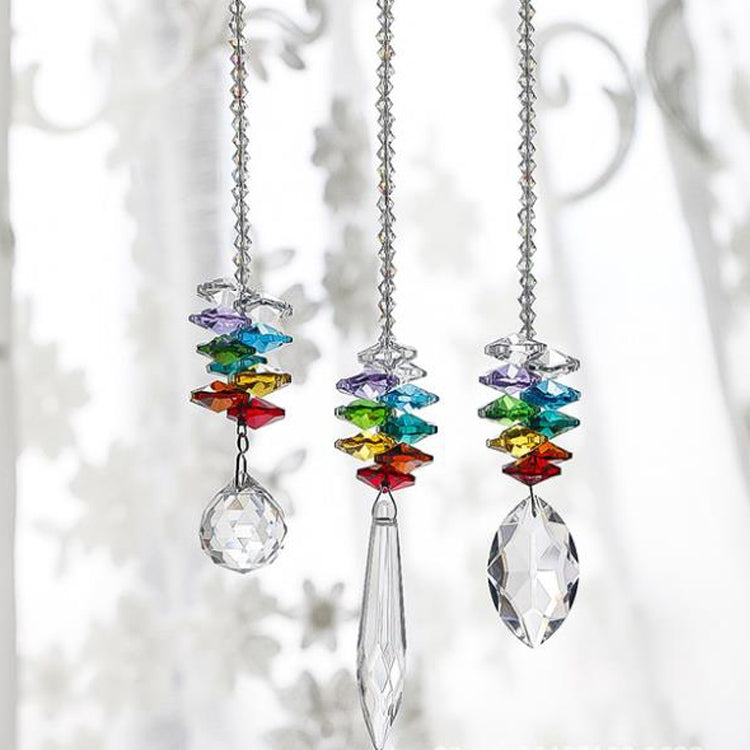 ELECTROPRIME Crystal Pendant DIY Pendant Home Decoration Wedding Decoration Bead Curtain Car Decoration(Horse Eye Pendant)