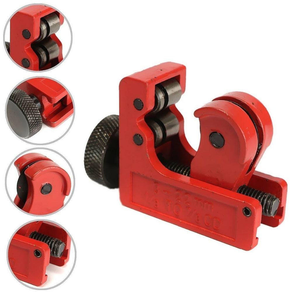 ELECTROPRIME Mini Copper Aluminum Iron Metal Tube Slice Cutter Pipe Knife Cut Plumbing Tool Shear