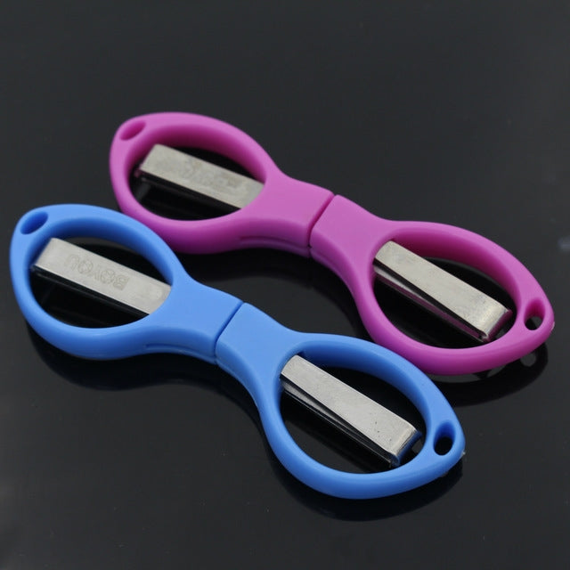 ELECTROPRIME Stainless Steel Foldable Mini Scissors Tool(Random Color Delivery)