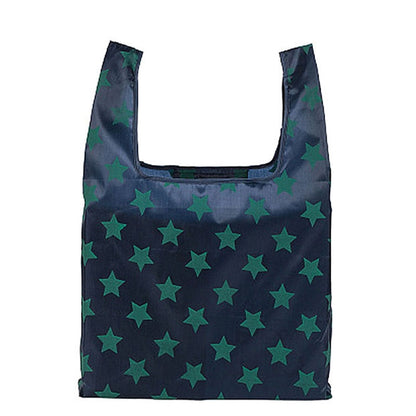 ELECTROPRIME Printing Foldable Shopping Bag Large-Capacity Storage Bags(Dark blue pentagram)
