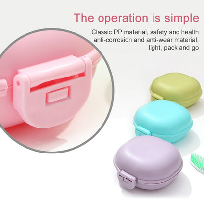 ELECTROPRIME 3 PCS Bathroom Dish Plate Case Home Shower Travel Hiking Holder Container Soap Box(purple)